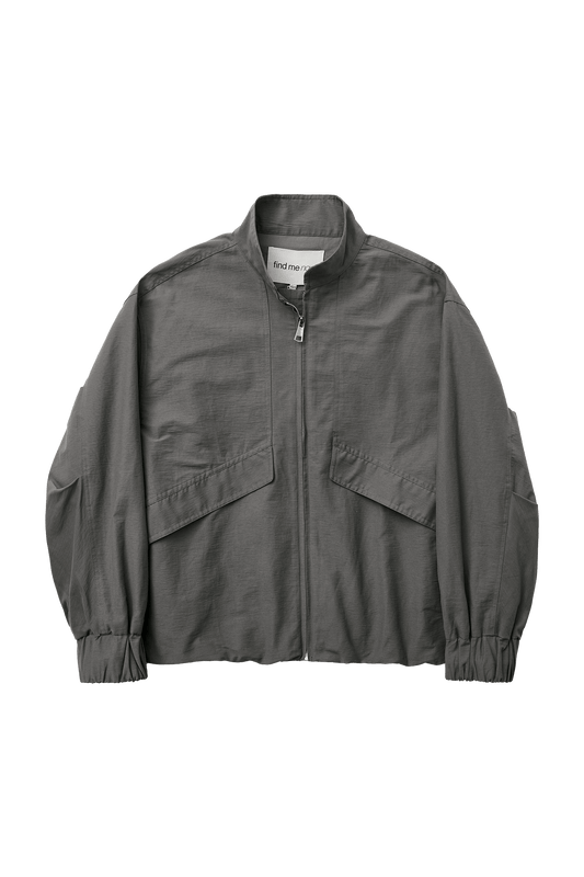 SABLE JACKET IN CHARCOAL