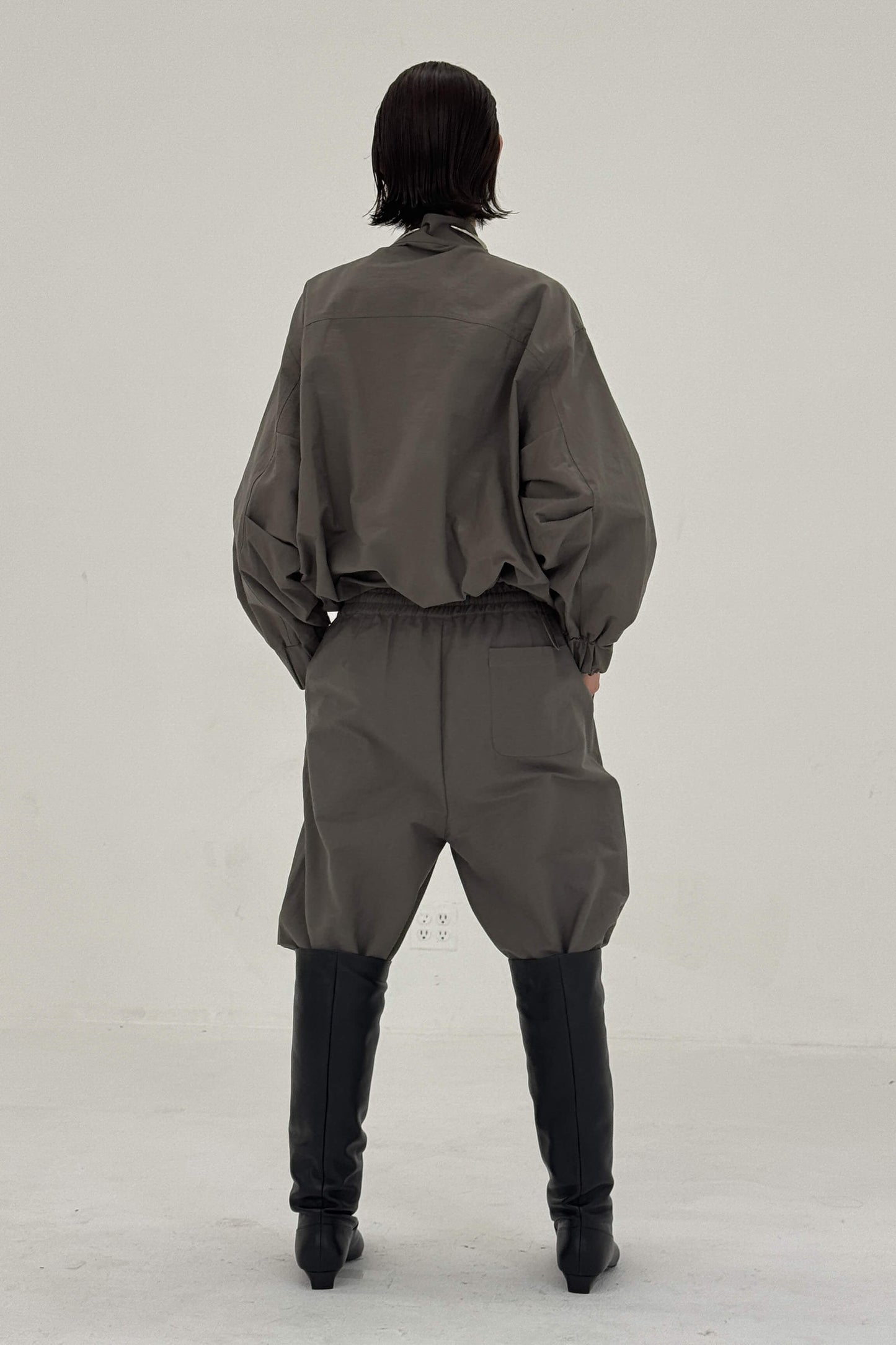 SABLE JACKET IN CHARCOAL